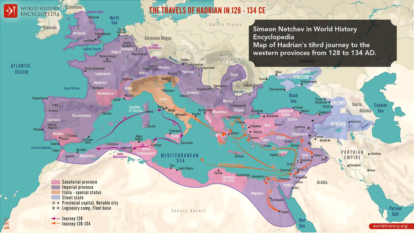 mappa viaggi Adriano 128 -134 dC EN.jpg